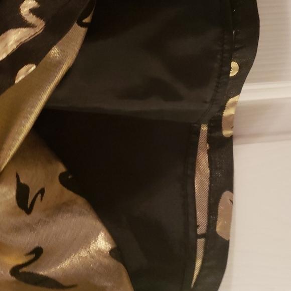 Cat & Jack Black/Gold Swan Dress - Picture 5 of 9